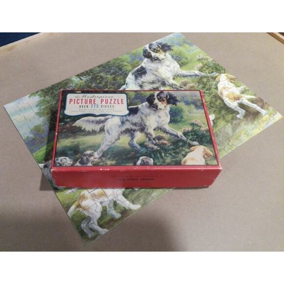 MasterPieces “The First Lesson” Vintage 275+ Piece Puzzle – Complete - Picture 2 of 3